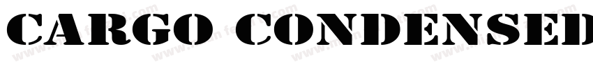 Cargo Condensed RegularSWFTE字体转换